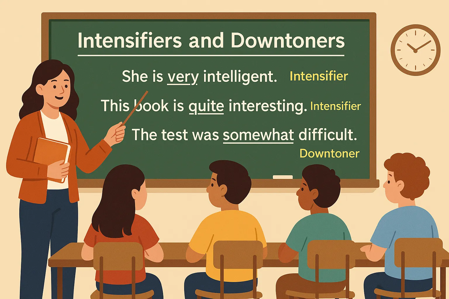 Intensifiers & Downtoners: Shaping English Expression