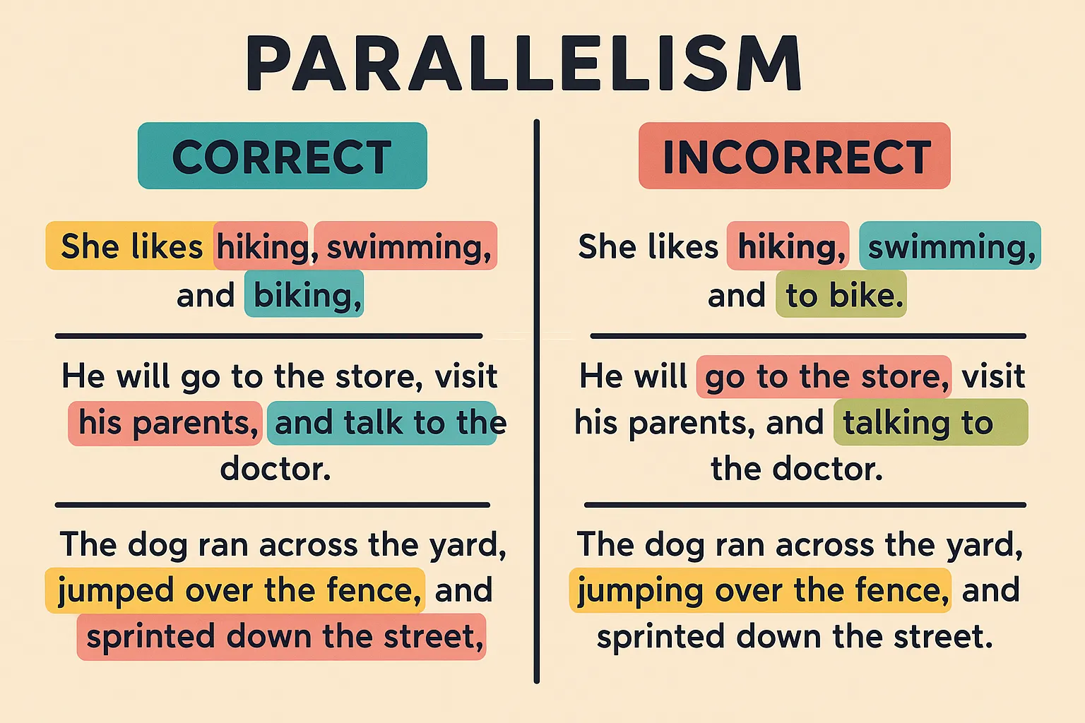 Parallel Structure: Building Balanced Sentences