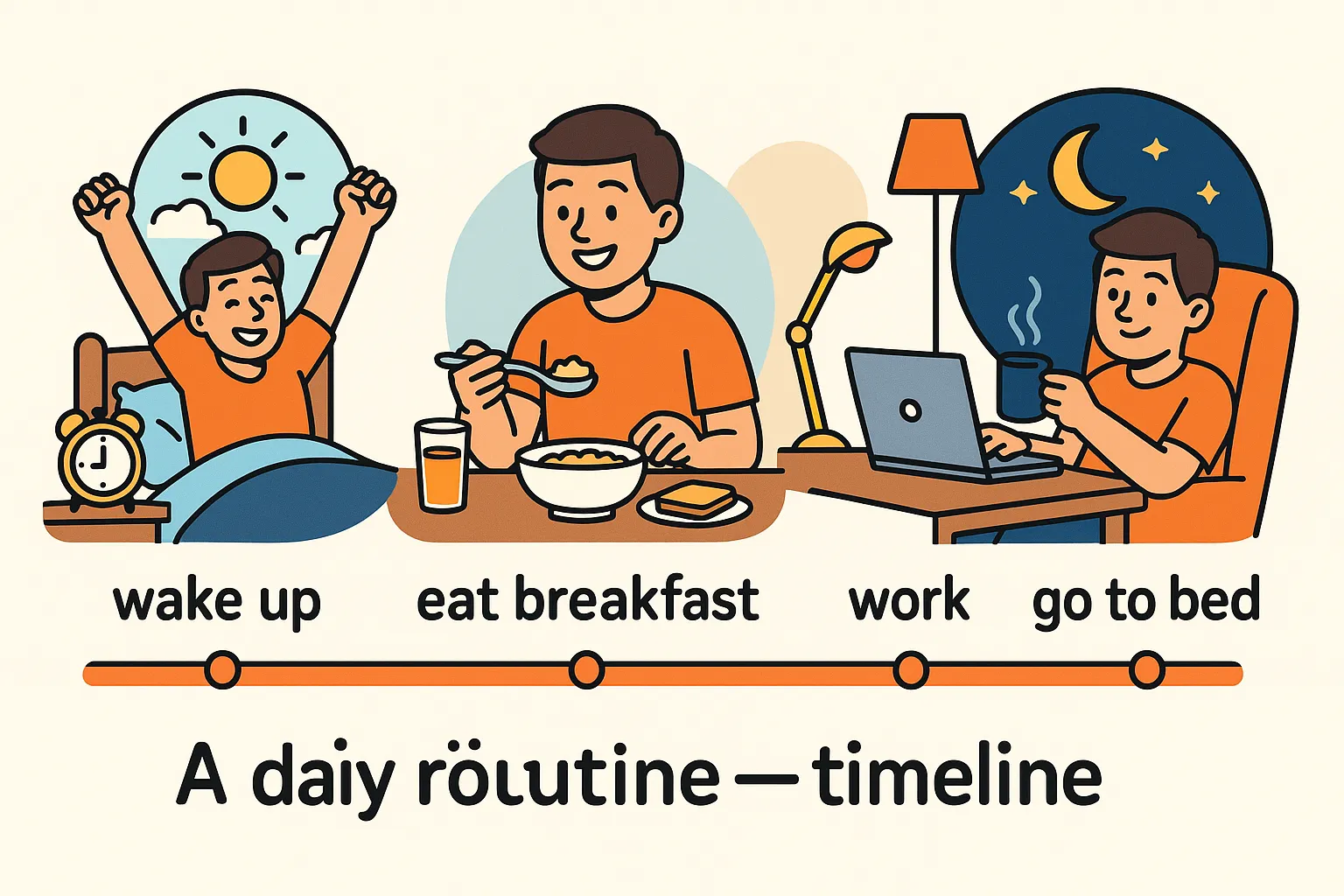 Describing Daily Activities in English: Your Routine Brought to Life