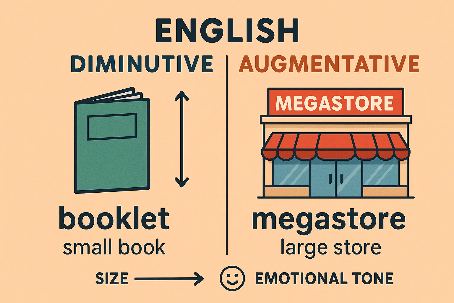 Diminutives and Augmentatives in English
